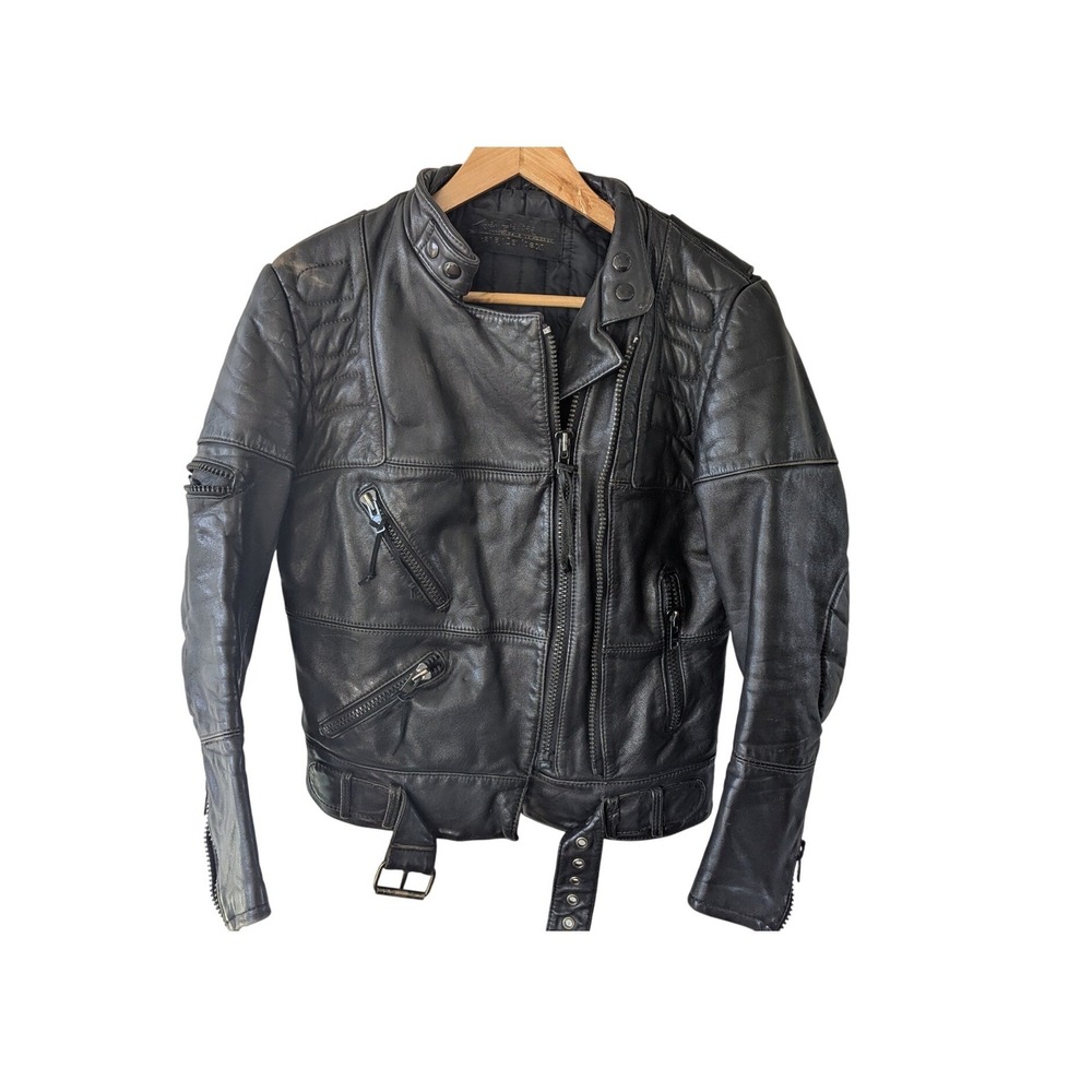 Harley Davidson Leather Motorcycle Jacket Mens 38W‎